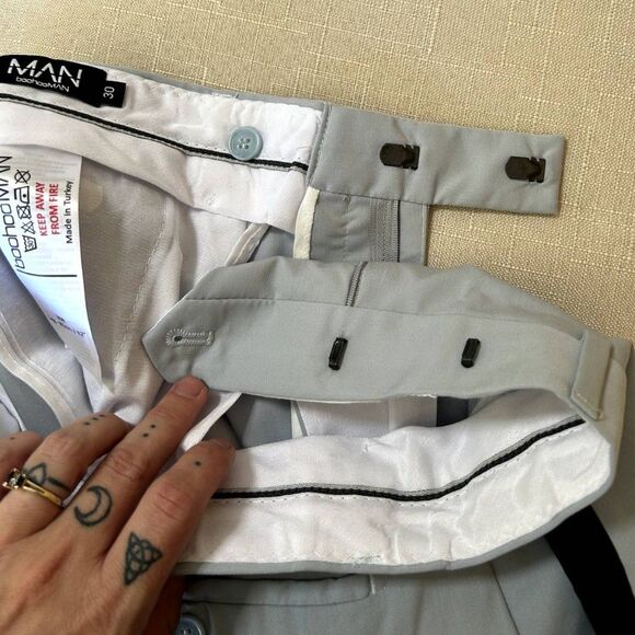 BoohooMan MANOfficial Suit Pants Size 30/32 - Picture 6 of 6